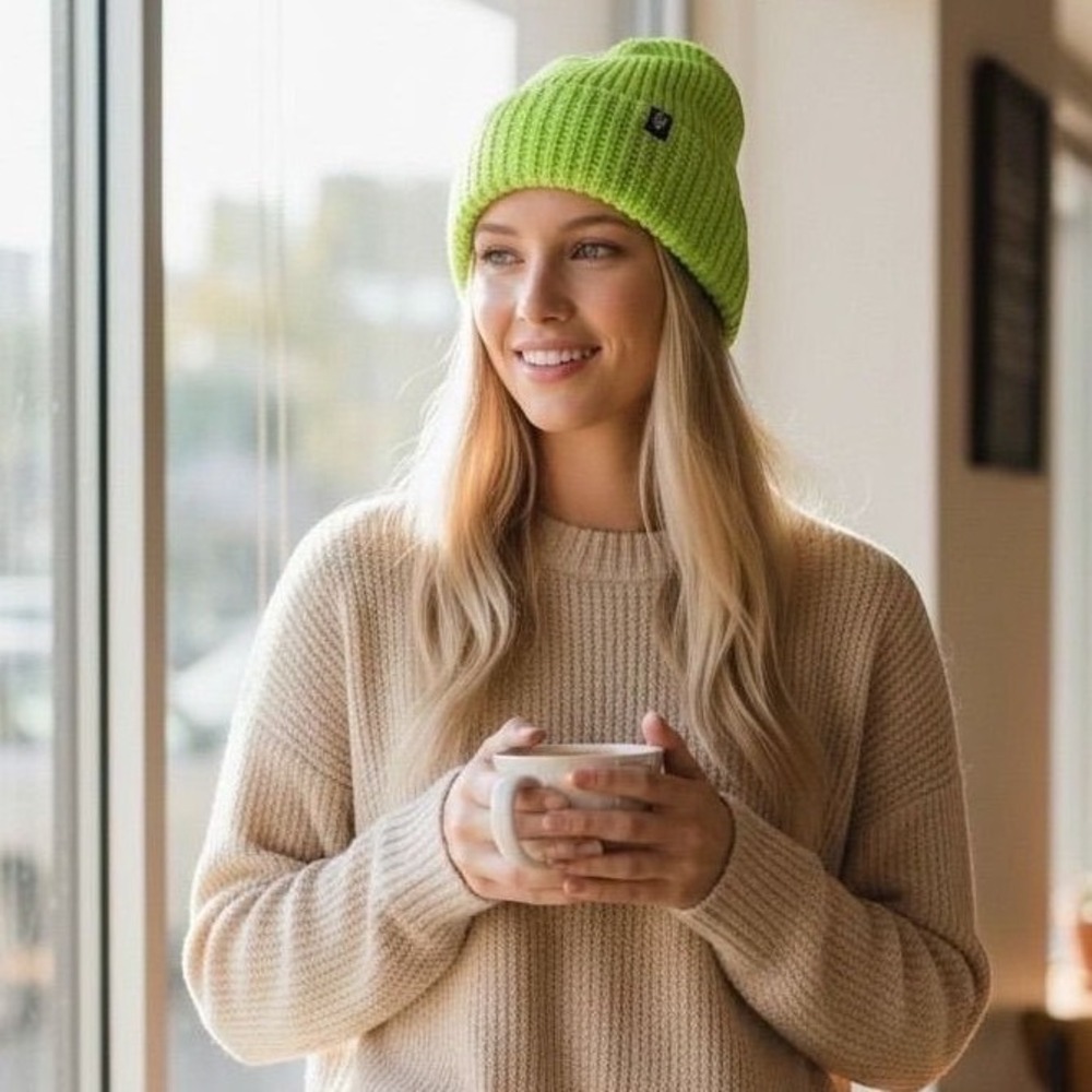 FP Movement by Free People Neon Green Beanie Women One Size